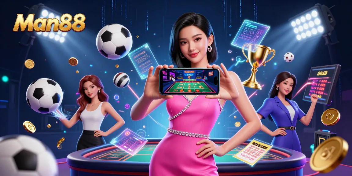 Bet on Man88 and experience thrilling live dealer games with dynamic sports elements.