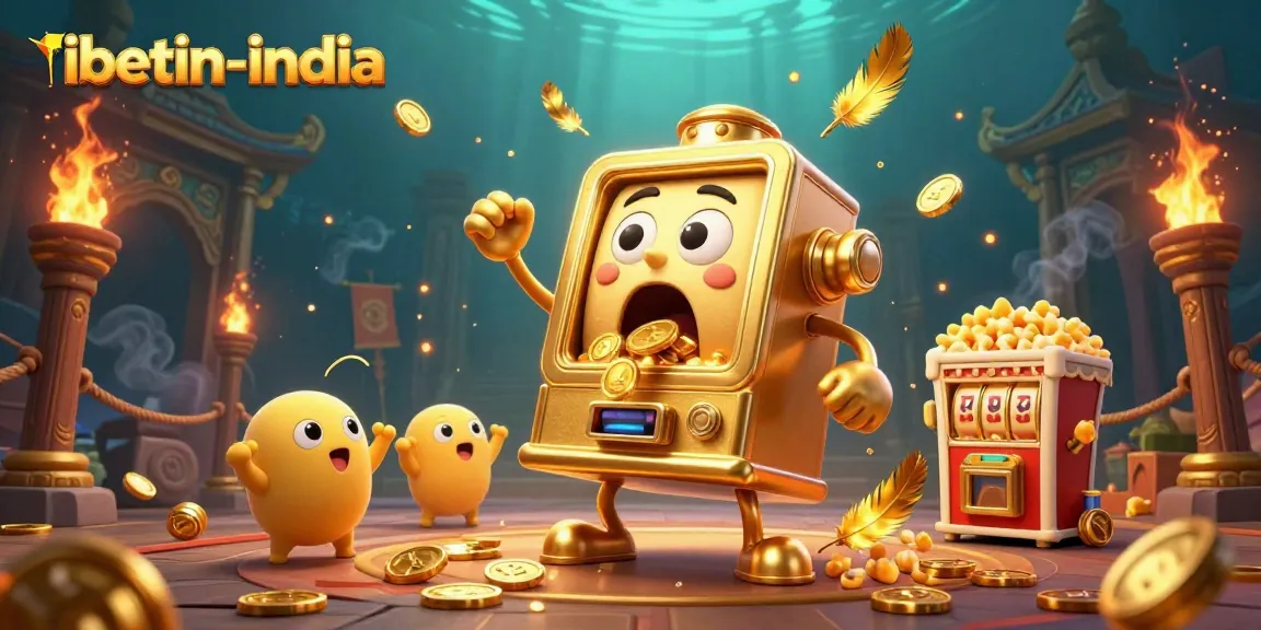 Watch the ibetin-india golden slot machine celebrate a jackpot with cheering baby slots.