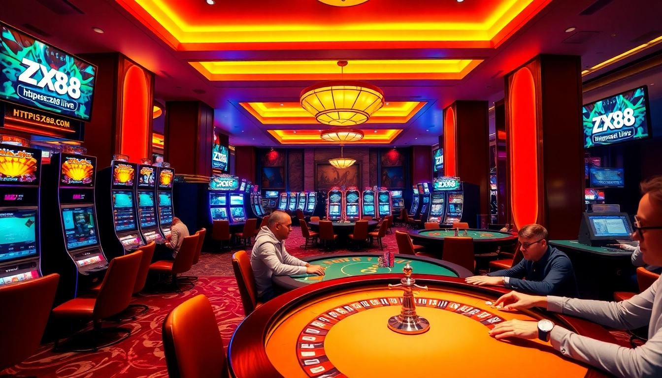 Experience thrilling gameplay at https://zx88.live/ with vibrant casino tables and exciting action.