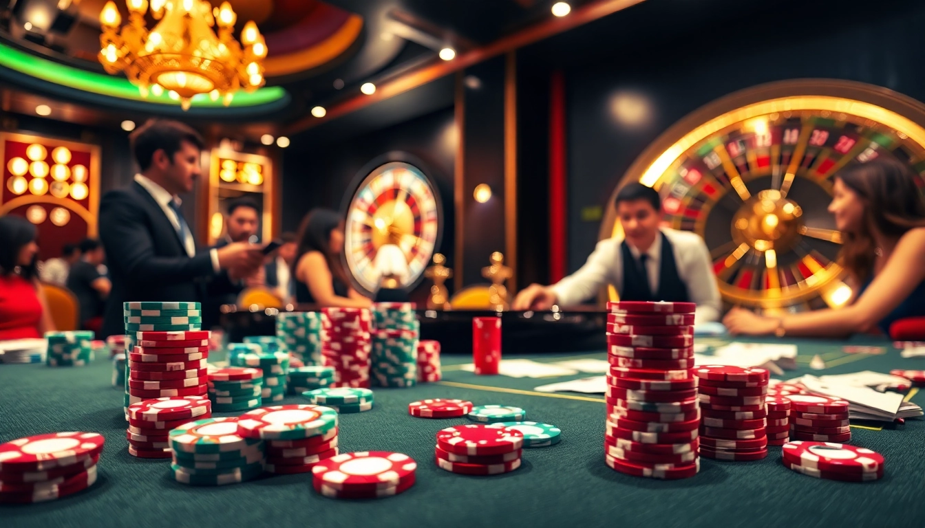 The excitement of high-stakes gambling at https://www.qq8827.com/ with vibrant poker games and professional dealers.