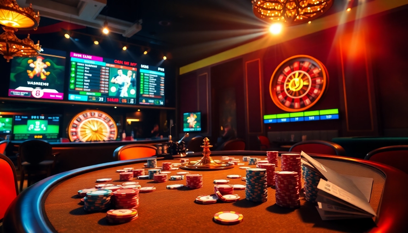 Players enjoying the excitement of card games and roulette at https://dagaz.com.co/ casino.