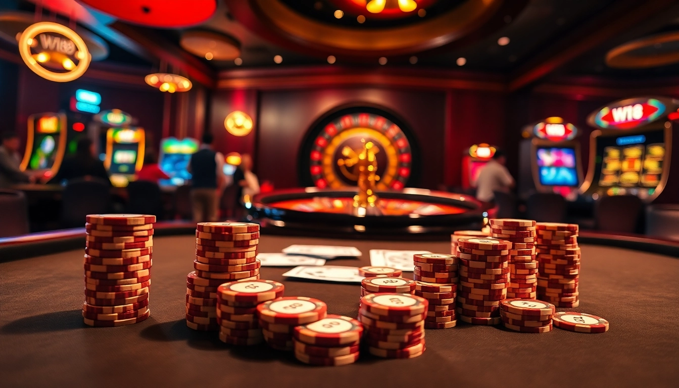W188 players enjoying a professional gaming experience at a luxury casino table