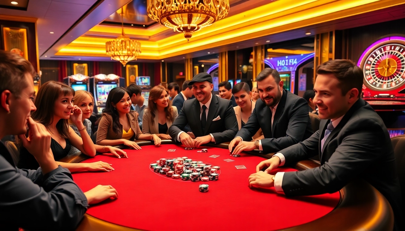 Engage in thrilling poker action at the stylish casino table, inspired by https://zk88.club/.