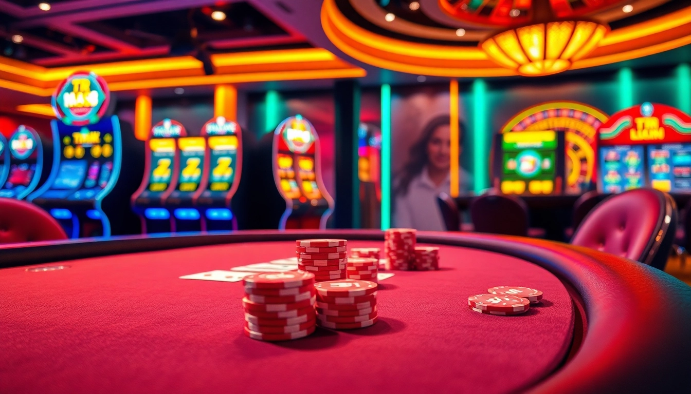 Enjoy an exhilarating moment at TR 88 casino with engaging card games and lively slot machines.
