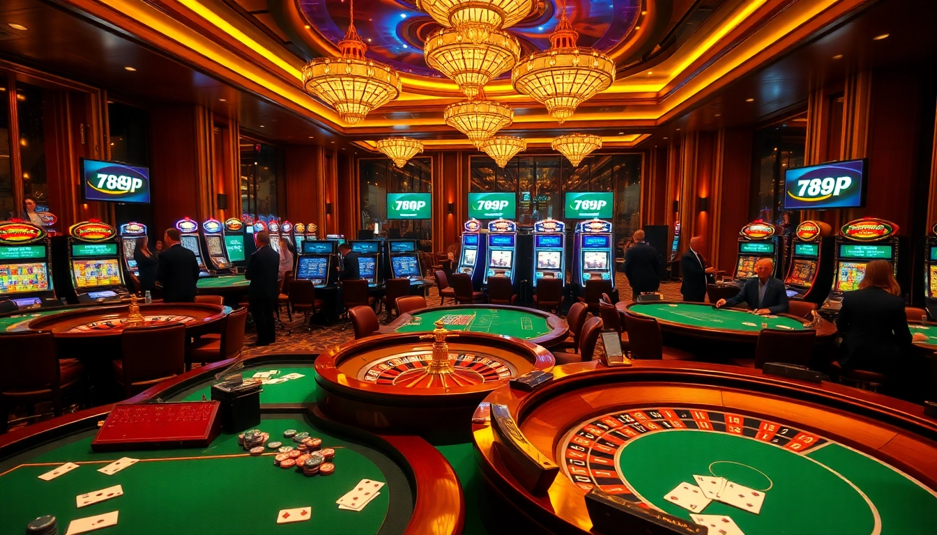 Experience winning excitement at 789p with vibrant casino tables and thrilling gameplay.