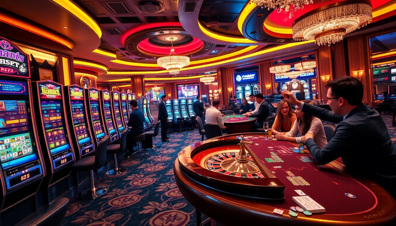 Experience thrilling gameplay at casino 789p with vibrant gaming tables and exciting atmosphere.