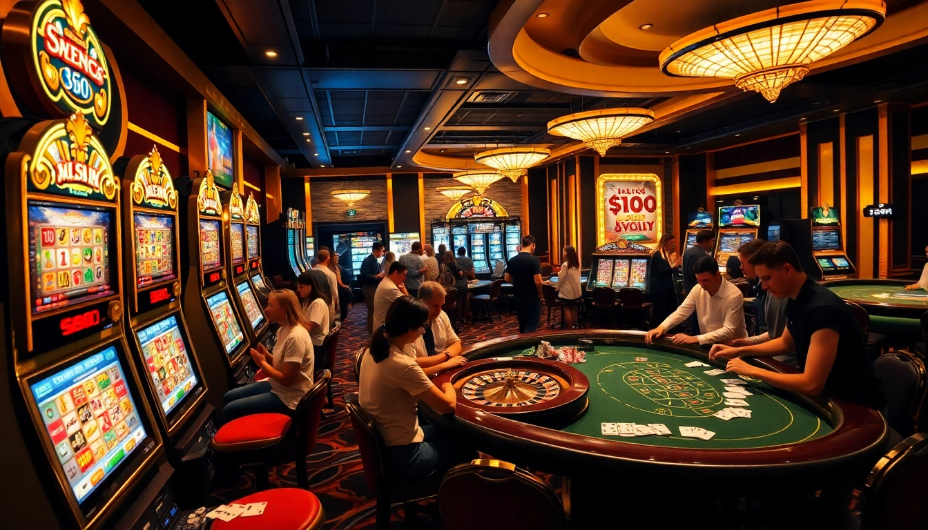 Experience the excitement of gambling at https://555winz.net/ with vibrant slot machines and poker tables.