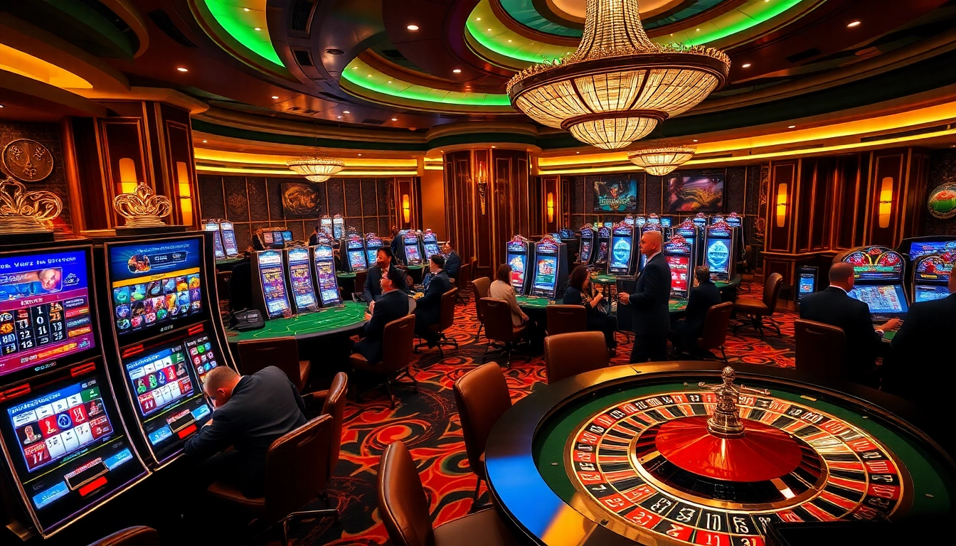 Exciting casino scene capturing the thrill of winning strategies associated with the hidden wiki.