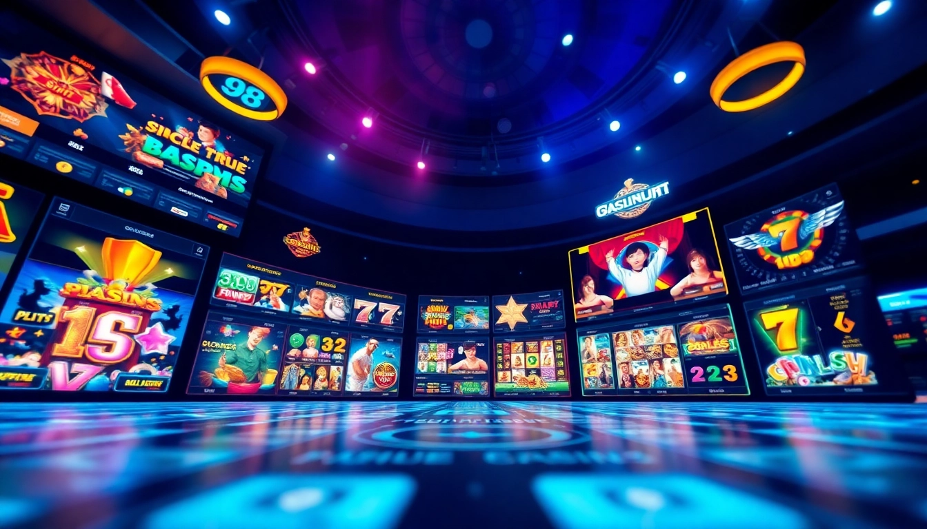 Explore the captivating online casino environment at https://98winmb.com/ featuring vibrant game selections and a luxurious ambiance.