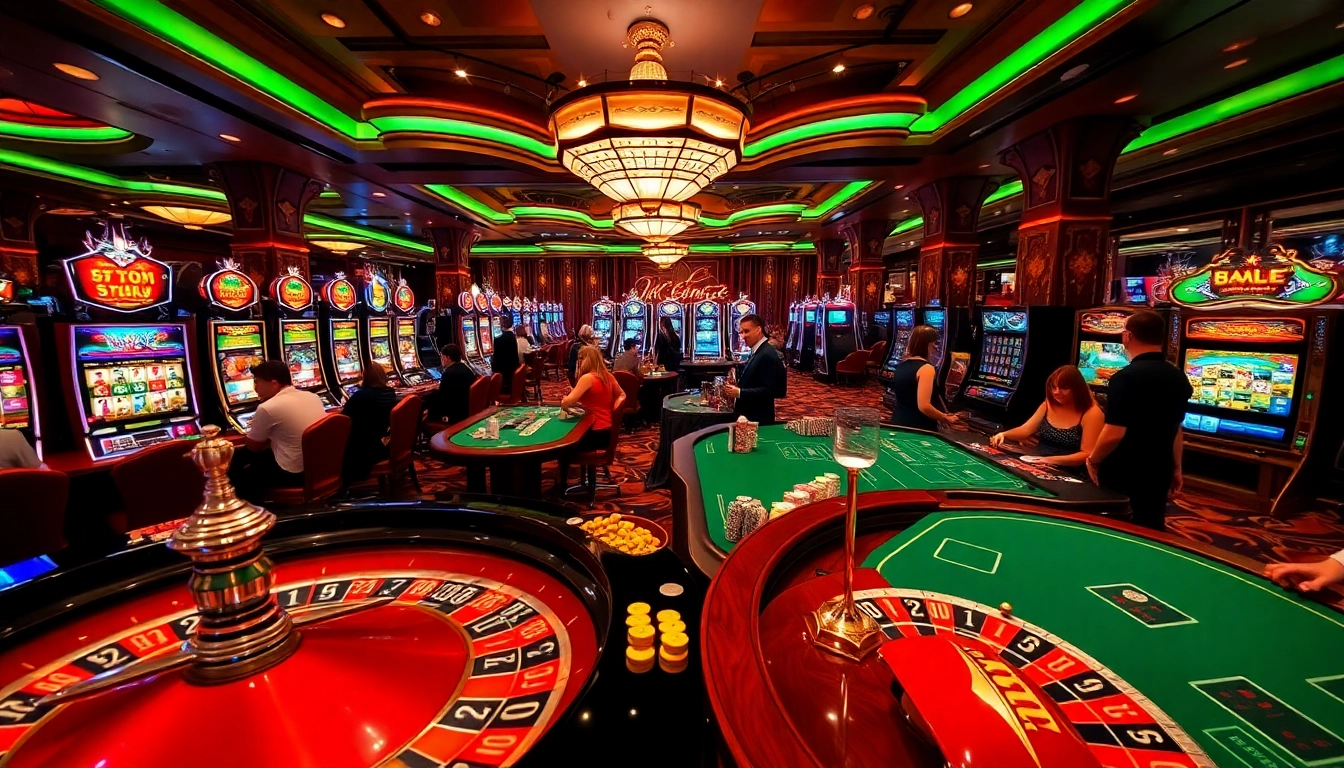 Players enjoy gaming at the casino floor of 8xx.com, showcasing roulette and poker action.