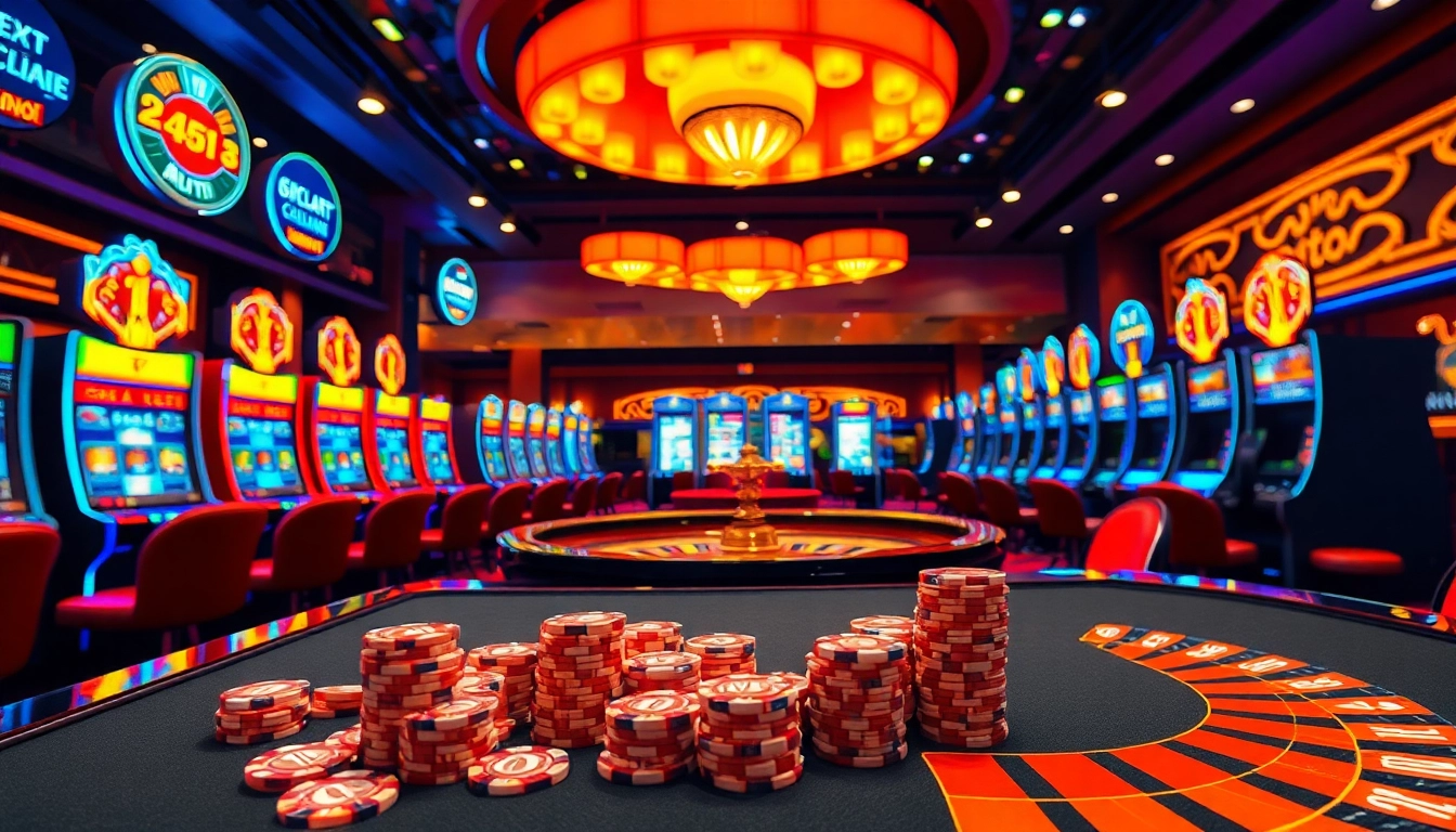 Experience the thrill of high-stakes gaming with QQALFA's vibrant casino scene, featuring luxury slots and roulette.