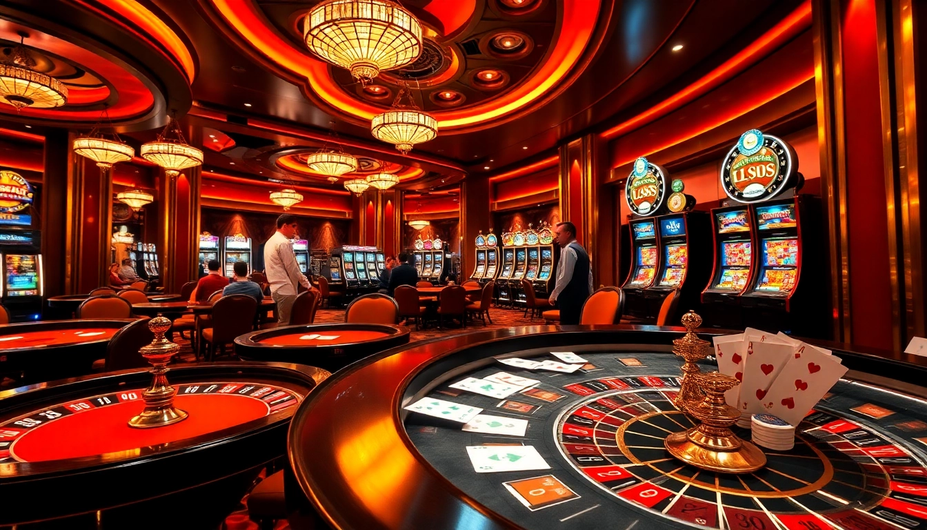 Engage in thrilling gameplay at okfun.com with vibrant casino tables and exciting gambling actions.