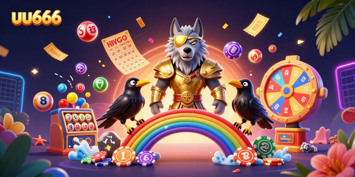 Spin the prize wheel and win big at uu666 with vibrant lottery balls and glowing jackpot elements.