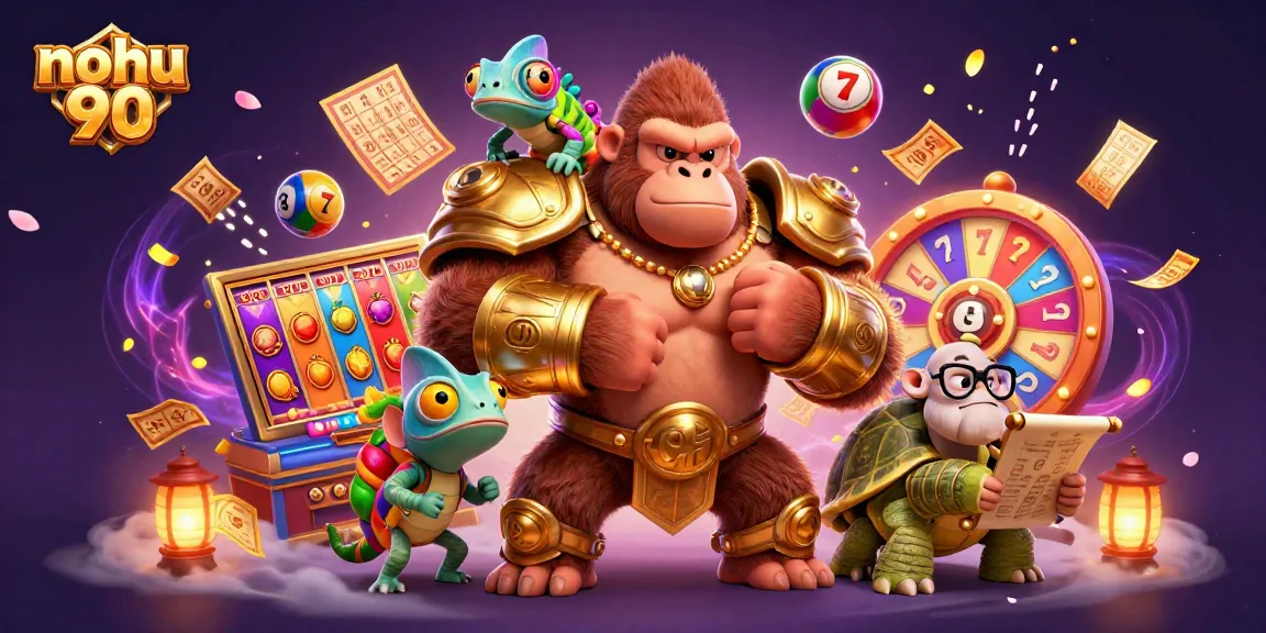 Engage with nohu 90: Experience dynamic slot gaming with vibrant characters and thrilling visuals.